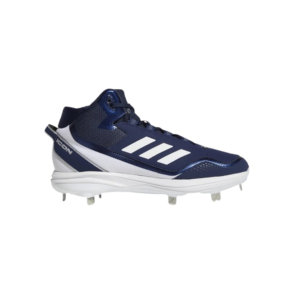 Adidas Navy and White Sports  Baseball Football Metal Cleats sz 16 NWOB